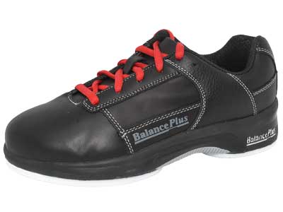 BalancePlus 500 series curling shoe with optional red shoelaces