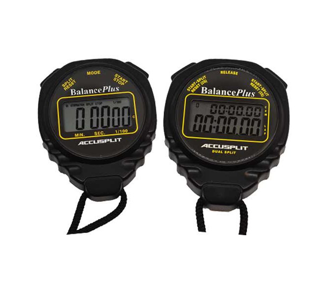 BalancePlus stopwatches for curling