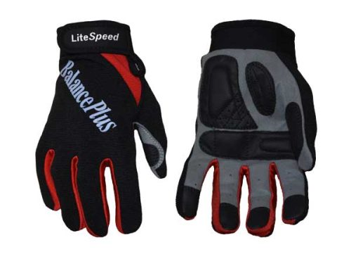 BalancePlus LiteSpeed Unlined Curling Gloves in red