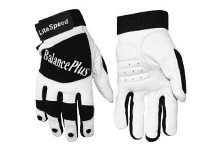 BalancePlus white leather curling gloves