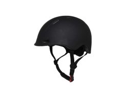 side view of black curling helmet from BalancePlus