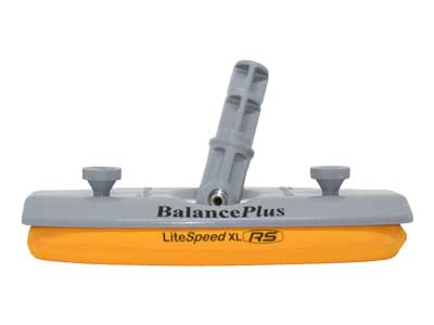 BalancePlus LiteSpeed XL 9" Grey complete head, 23mm with LiteSpeed RS XL 9" faceplate